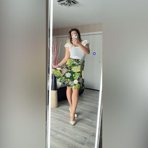 #14 MWTT greenish color skirt, super elastic waist band, can fit s/m